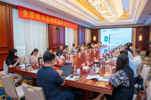 由集團(tuán)承辦的全聯(lián)城市基礎(chǔ)設(shè)施商會(huì)四屆三次會(huì)長(zhǎng)辦公會(huì)議在濰坊成功召開